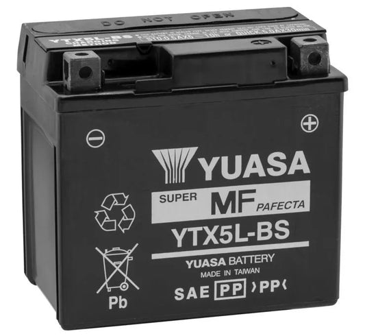 Yuasa YUA-YTX5L-BS Maintenance Free AGM